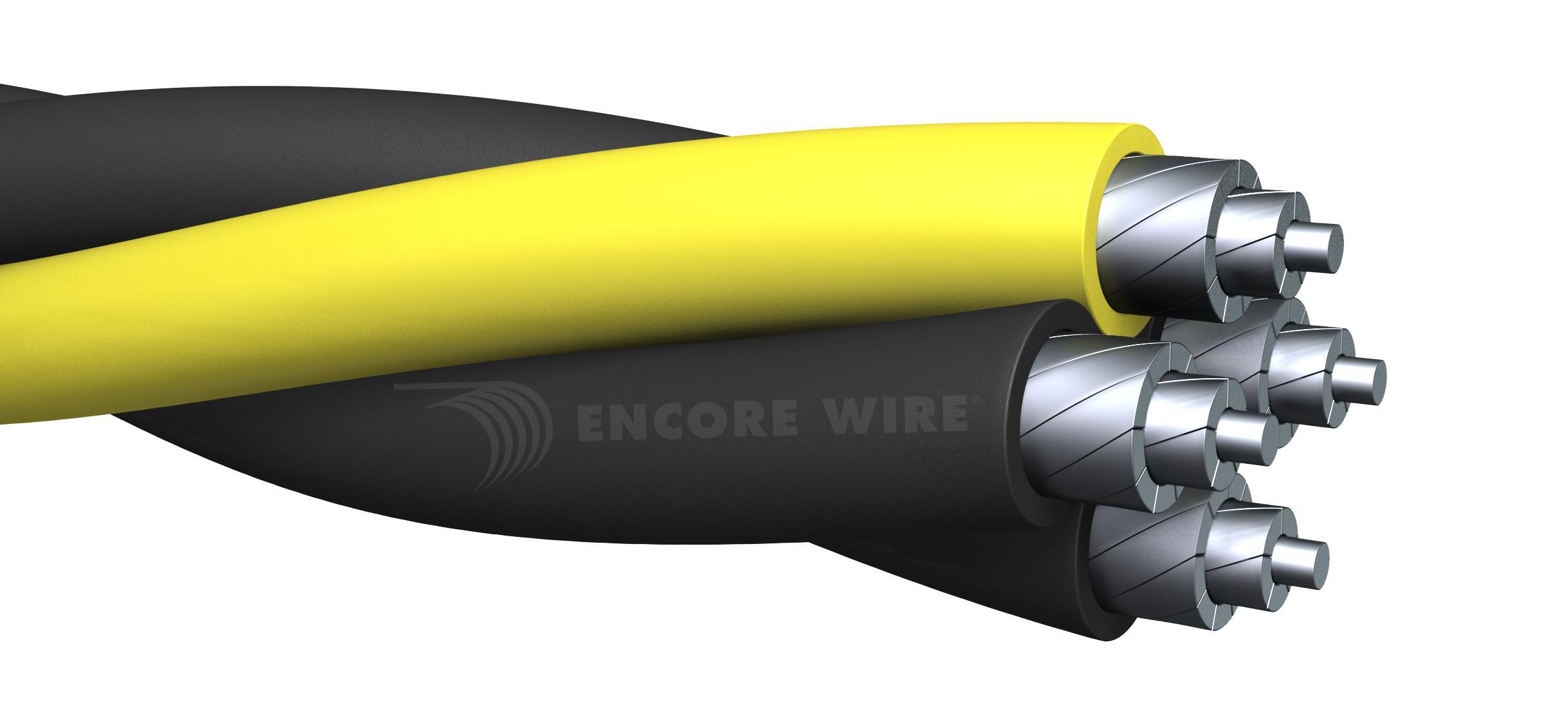 WIRE 4/0-4/0-4/0-2/0 WAKE FOREST ALUMINUM QUADRUPLEX