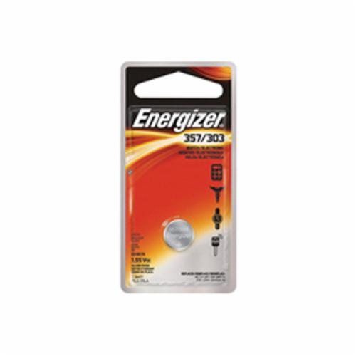 Energizer® 357 Button/Coin Battery, Silver Oxide, 1.55 VDC V Nominal, 150 mAh Nominal