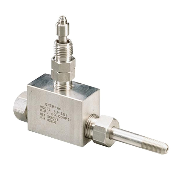 Enerpac&reg; 83011 Ultra-High Pressure Cone Mount Gauge Adapter Set, 0.38 x 0.25 in Nominal, Cone Side x Cone Gauge Port End Style, Domestic