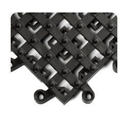 Wearwell&reg; ErgoDeck&reg; 568.78x18x18CH-CS10 Solid Anti-Fatigue Mat, 1-1/2 ft L x 1-1/2 ft W x 7/8 in THK, PVC, Lightly Textured Surface Pattern