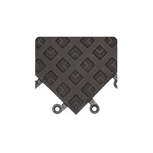 Wearwell&reg; ErgoDeck&reg; 567.78x18x18CH-CS10 Solid Anti-Fatigue Mat With Gritshield, 1-1/2 ft L x 1-1/2 ft W x 7/8 in THK, PVC