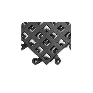 Wearwell&reg; 391.18x3x105BK Solid Anti-Slip Runner, 105 ft L x 3 ft W x 1/8 in THK, Black, PVC