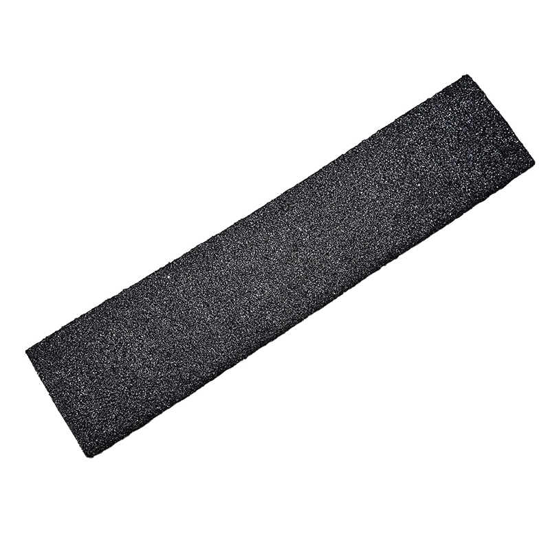 Ergo Advantage AG5-B Corner Female Gritted Safety Edge Ramp, Black, PVC/Silicon Carbide, 22 in L x 4 in W x 1 in THK