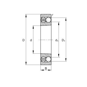 FAG 1209-K-TVH-C3 FAG1209KTVHC3
