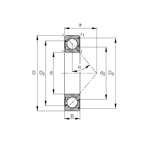 FAG 7304-B-XL-2RS-TVP FAG7304BXL2RSTVP