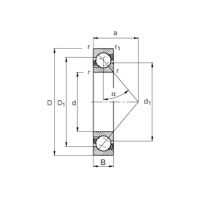 FAG 7208-B-XL-TVP-UA FAG7208BXLTVPUA