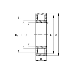FAG NU2232-E-XL-M1-C3 FAGNU2232EXLM1C3