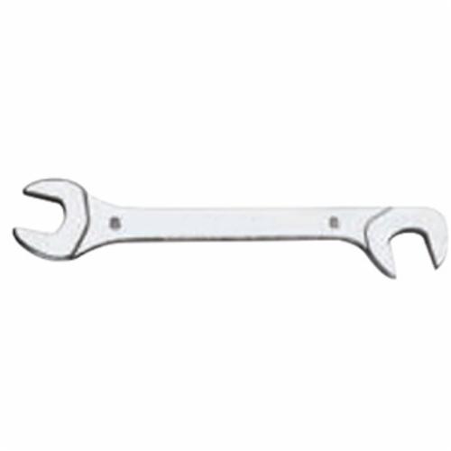 Facom&reg; FM-34.5 34 Series Short Open End Wrench, 5 mm Wrench, Angled/Double Head, 15/75 deg Offset, 75 mm OAL, Steel, Satin