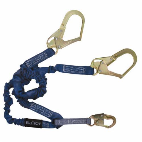 product GUARDIAN FALL PROTECTION 11200 Internal Shock Lanyard, 130 to 310 lb Load Capacity, 6 ft L, Nylon/Polyester Line, 1 Legs, Snap Hook Anchorage Connection, Snap Hook Harness Connection Hook