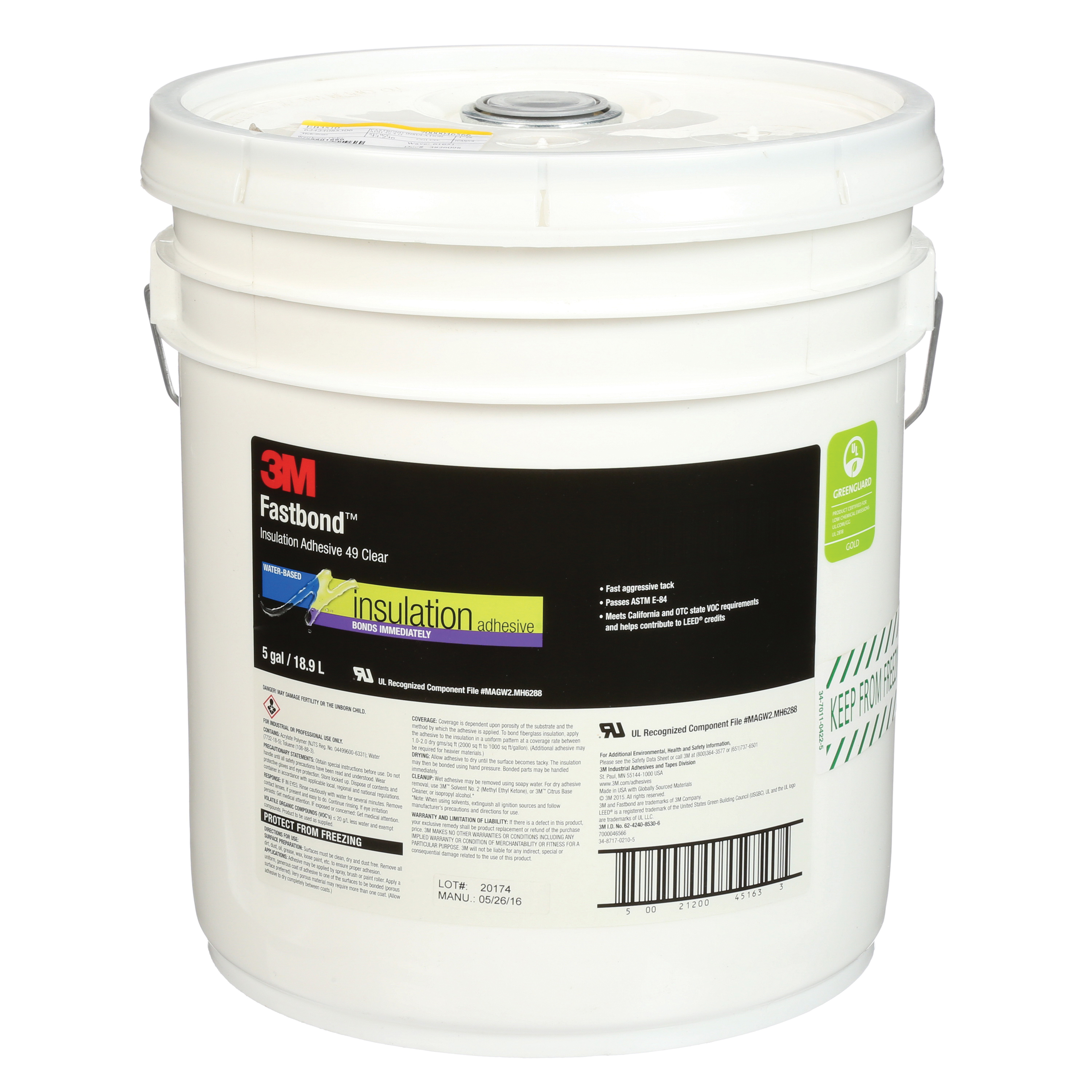 product 3M™ Neoprene Contact Adhesive 10, Light Yellow, 1 Gallon, 4 Each/Case