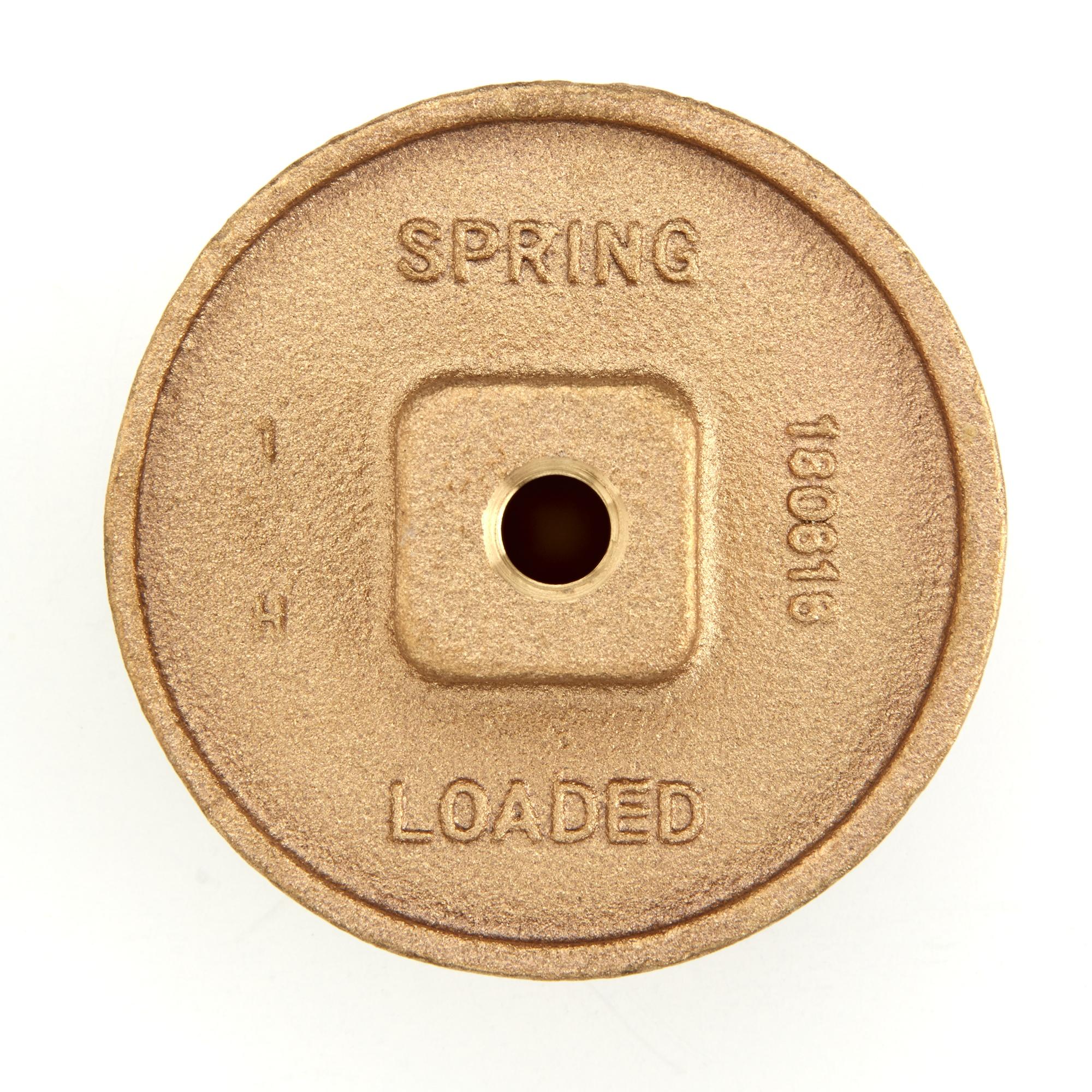 Febco&reg; 101034 Replacement Tapped Cap, For Use With Series 825Y 1-1/2 to 2 in Wye Pattern Pressure Zone Assembly, Bronze, Import