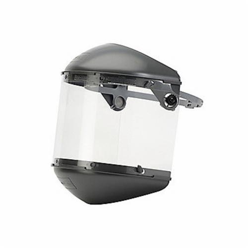 product Sellstrom® 38140 380 Series Faceshield Assembly, Polycarbonate Anti-Fog Sta-Clear Visor, Nylon Headgear, Black Headgear, Ratchet Suspension