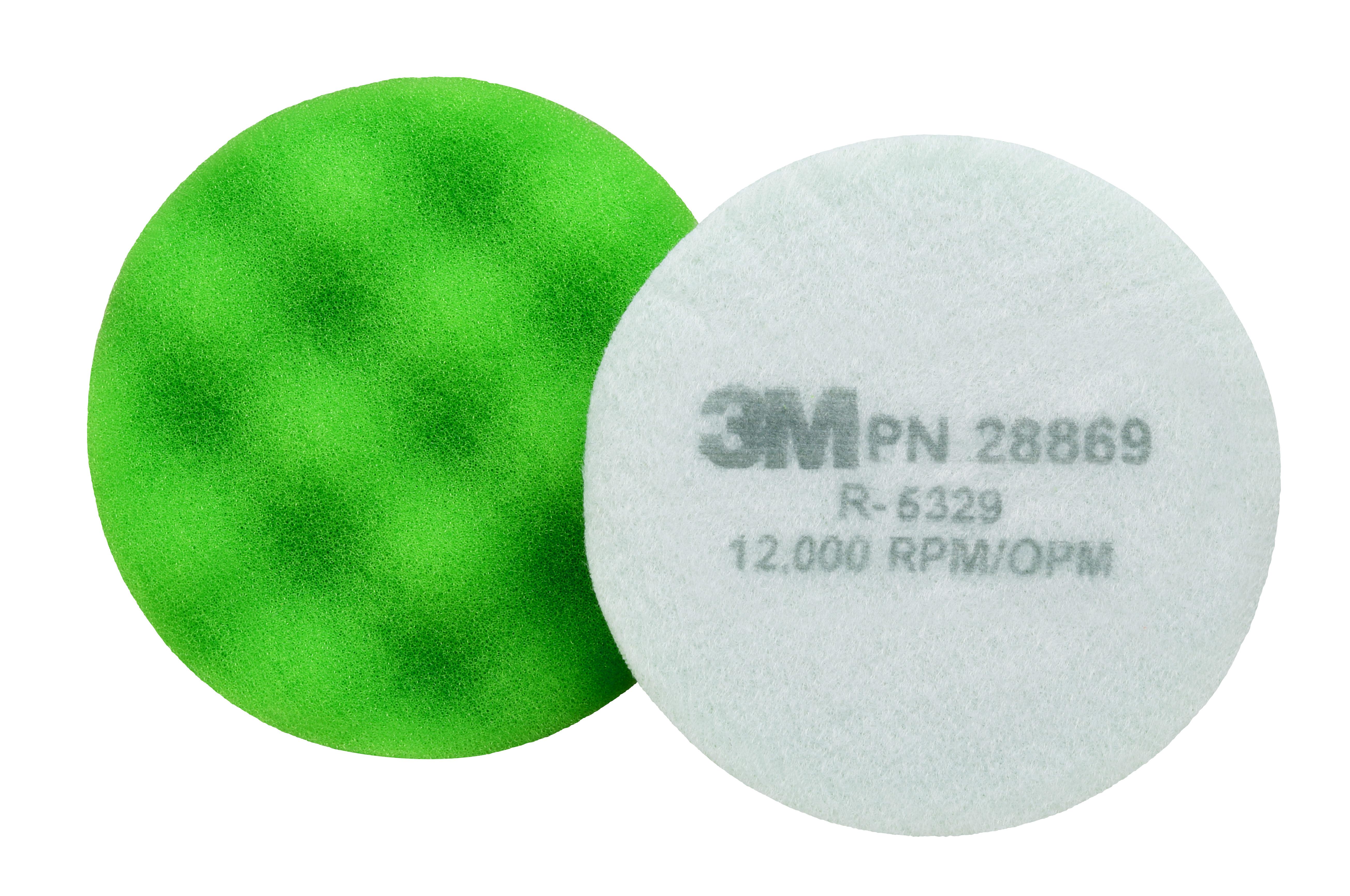 3M&trade; 7100322227 Finesse-it&trade; Pad, 3.25 in Dia Overall, Hook and Loop Attachment, Foam Pad