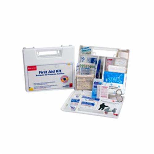 product First Aid Only® 220-O Vehicle First Aid Kit, 6.3125 in WD X 2.375 in DP X 9.0625 in HT, 85 Components, Polypropylene