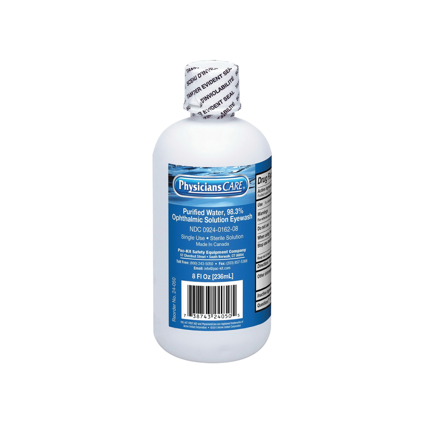 Spintec® 107-371 Eyewash Dust Cap, For Use With 2P267, 2P332, 3NY86, 4R959, 4R961, 4R975, 4R983, 4YF97, 4T003, 4T004, 4T008, 4T009, 4T012, 6T549, 3DUT4 and 3DUT5 Eyewash Station, Specifications Met: ANSI Z358.1-2009, SEI Certified