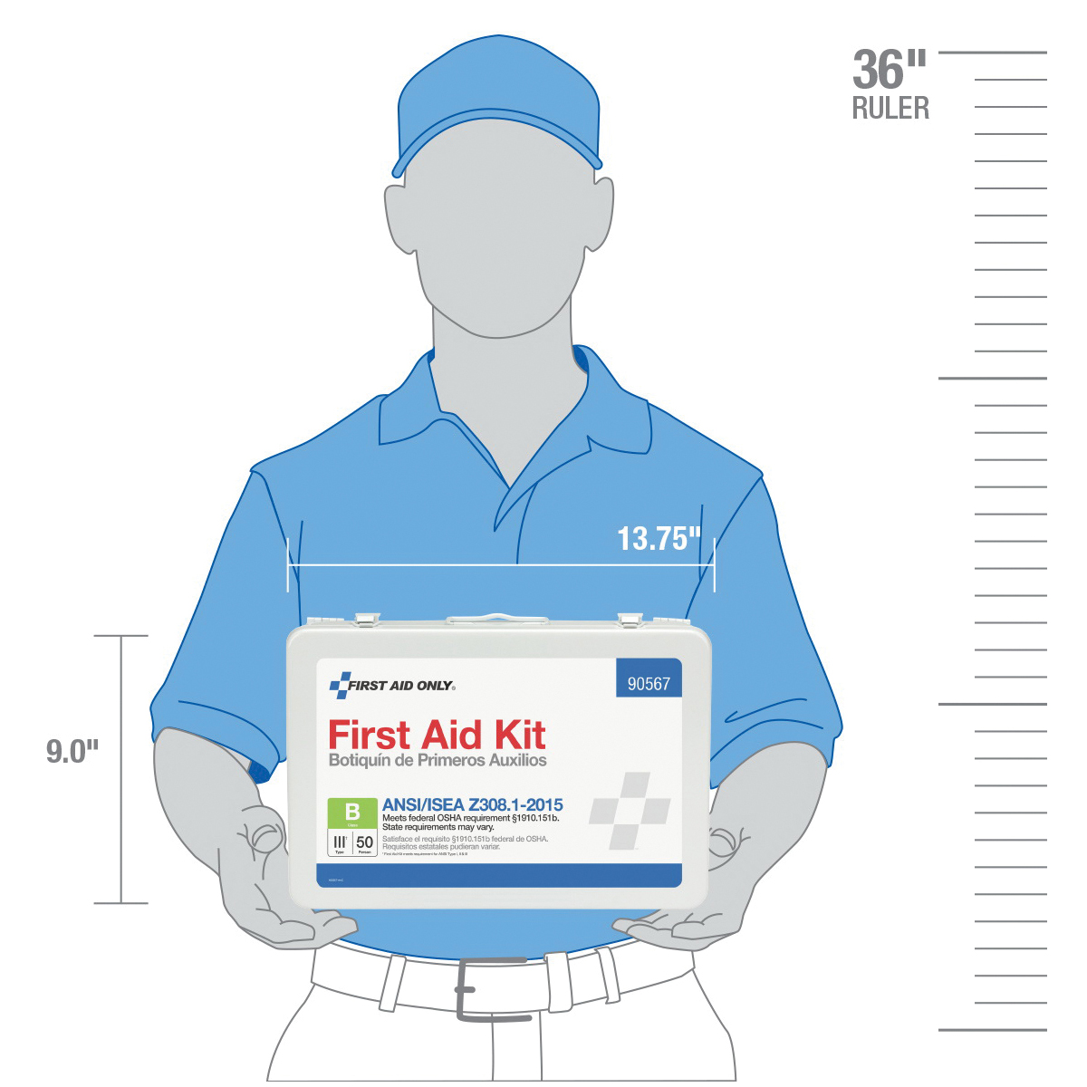 slide First Aid Only&reg; 90567