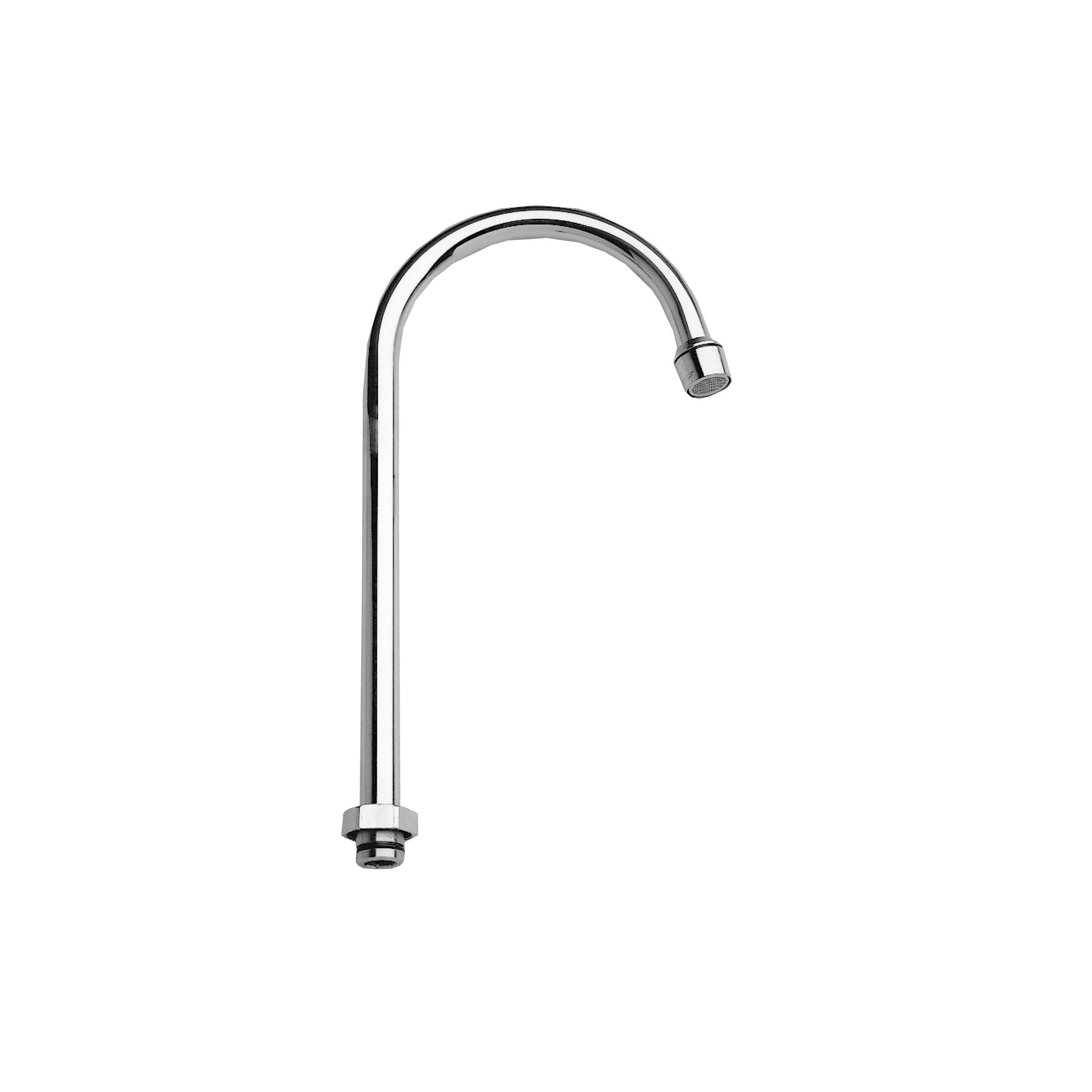 Fisher 16659 Swivel Bar Spout, 1/2 in, For Use With Gooseneck Faucets, 1.5 gpm, Brass