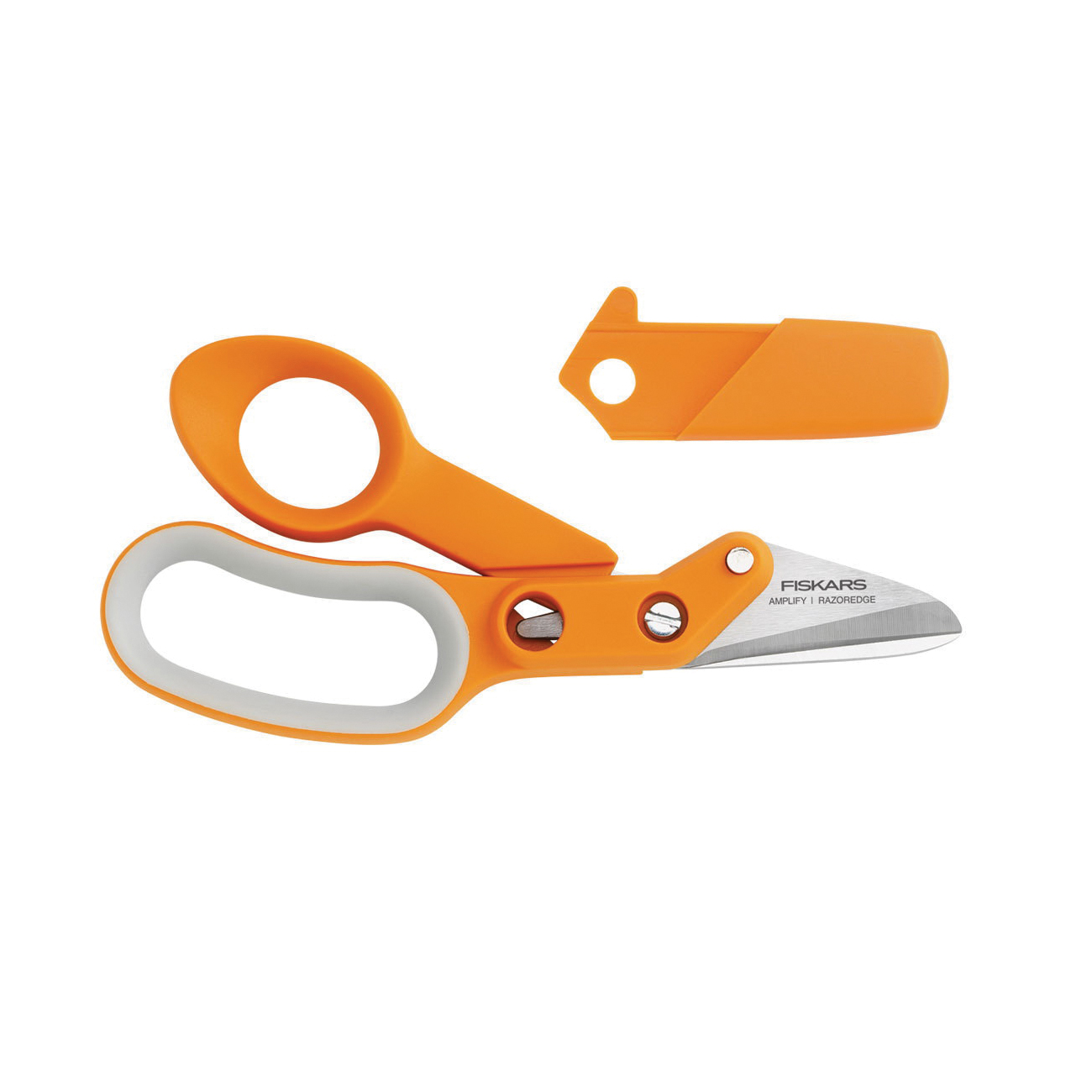 Fiskars&reg; 170610-1001 Amplify&reg; RazorEdge&trade; Fabric Shear, 1-45/64 in L of Cut, 6 in OAL, Stainless Steel Blade