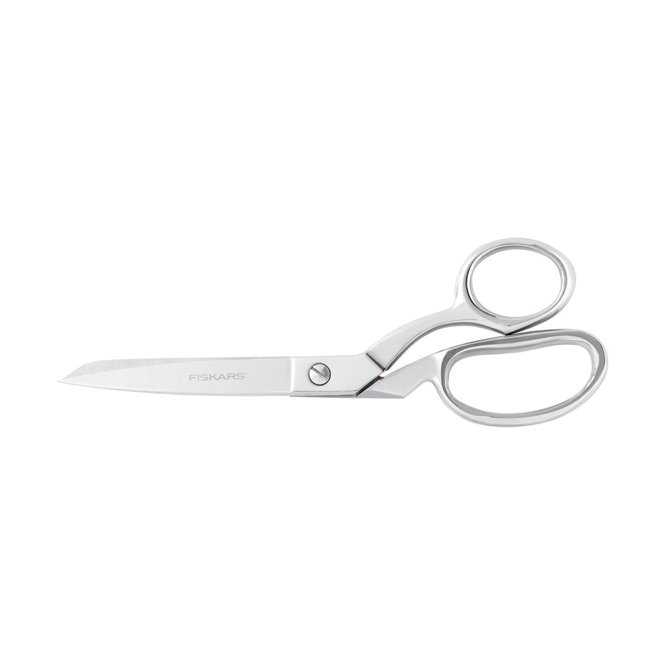 Fiskars&reg; 192980-1001 Traditional Forged Scissor, 3-1/2 in L of Cut, 8 in OAL, Forged Steel Blade, Forged Steel Handle, Right Hand