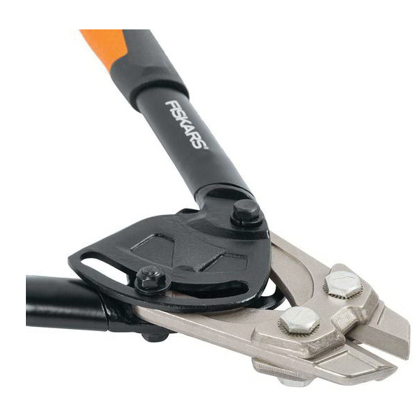 Fiskars&reg; 740300-1001 PowerGear&reg; Bolt Cutter, Up to 5/16 in Soft, Up to 3/16 in Hard Materials Cutting, 14 in OAL, Center Cut, Steel Jaw