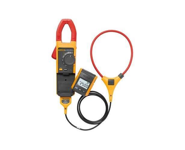 Fluke&reg; 5065875 Clamp Meter, 999.9 A, 600/1000 V AC/V DC, 60000 Ohm, 5 to 500 Hz, 1-7/16 in Jaw, LCD Backlit Display