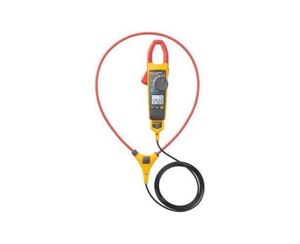 Fluke&reg; 5065965 Clamp Meter, 999.9 A, 1000 V AC/V DC, 60000 Ohm, 5 to 500 Hz, 1-1/8 in Jaw, LCD Backlit Display