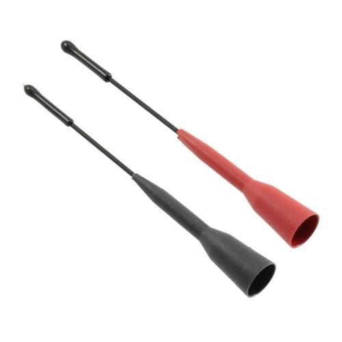 Fluke&reg; 8845A-EFPT Extended Fire Retardant Fine Point Tip Adapter Set, For Use With 0.08 in OD Probe Tip, 300 V AC/DC Operating Voltage, 3 A Current, Polypropylene/Stainless Steel, Black/Red