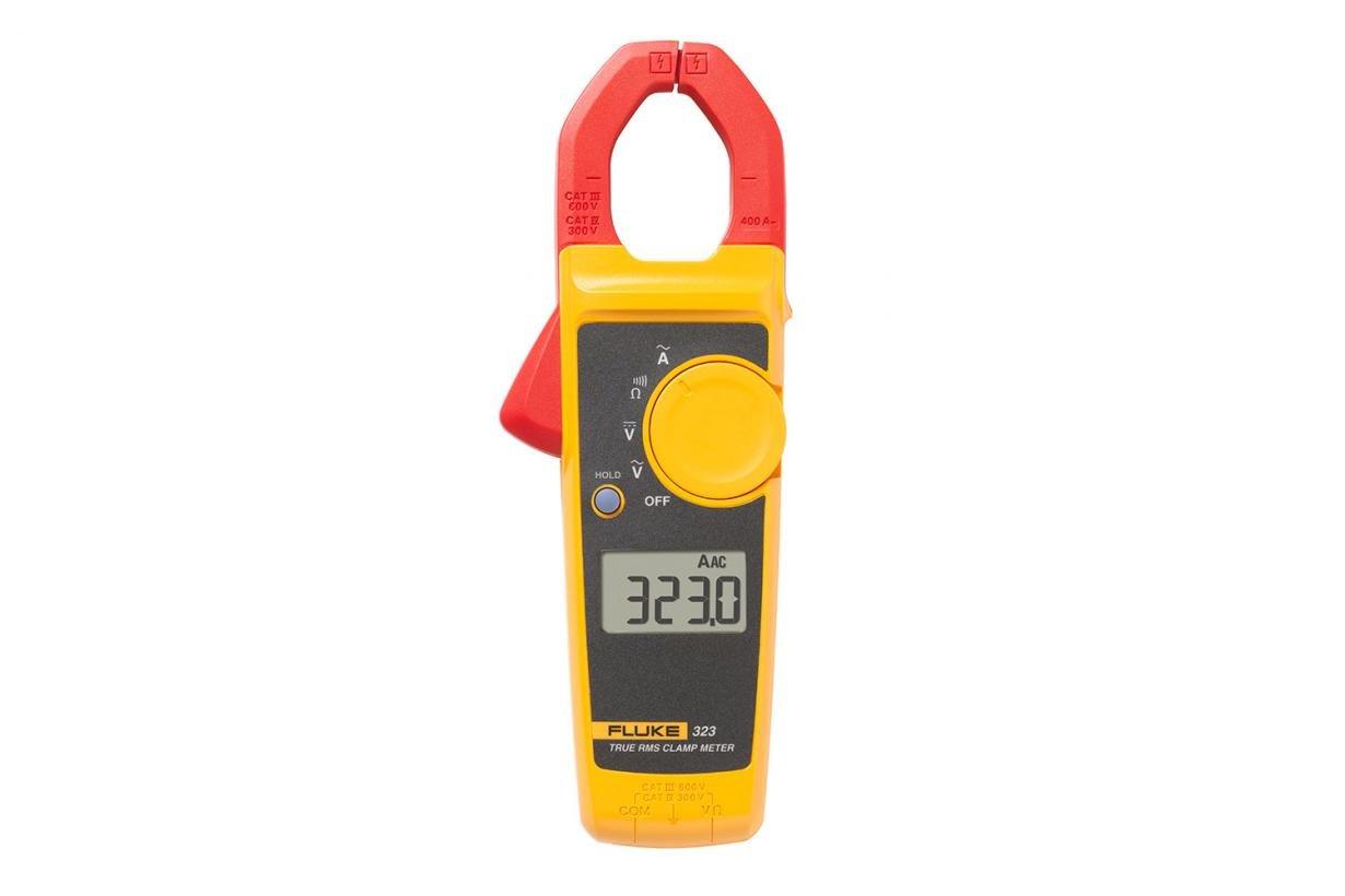 Milwaukee® 2206-20NST Dial Switch Fork Meter, 200 A 1000 VAC, 40 mOhm, 50/60 Hz, 5/8 in Jaw, Reverse Black LCD Display