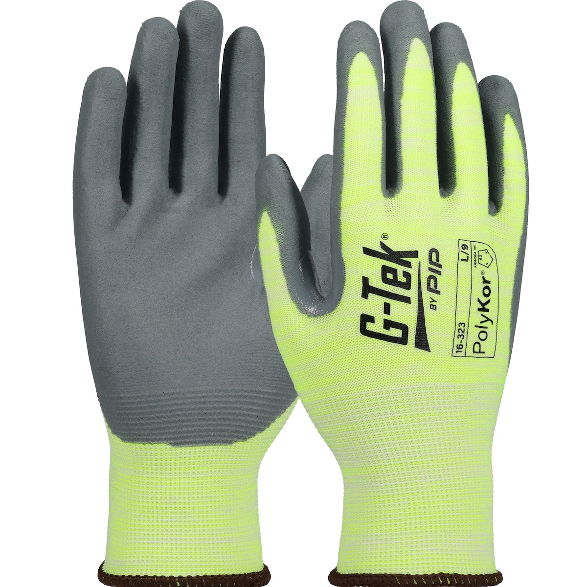 PIP&reg; 34-8743/M 34-8743 Unisex Cut-Resistant Gloves, Knit Wrist Cuff, Resists: Abrasion, Cut, Puncture and Tear, ANSI Cut-Resistance Level: A2