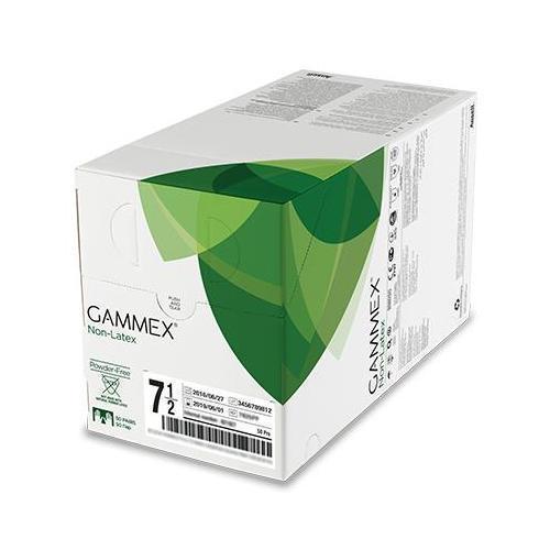 GAMMEX&reg;️ 8515 Standard Surgical Glove, 7.5, Green, 11.9 in L, Powder-Free, 7.5 mil THK, Anatomical Hand