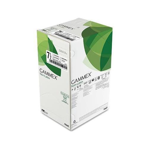 GAMMEX&reg;️ 8515 Standard Surgical Glove, 7.5, Green, 11.9 in L, Powder-Free, 7.5 mil THK, Anatomical Hand