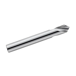 GARR 91540 1600 General Purpose NC Spotting Drill, 6 mm Dia, 65 mm OAL, Submicron Grain Solid Carbide, Uncoated