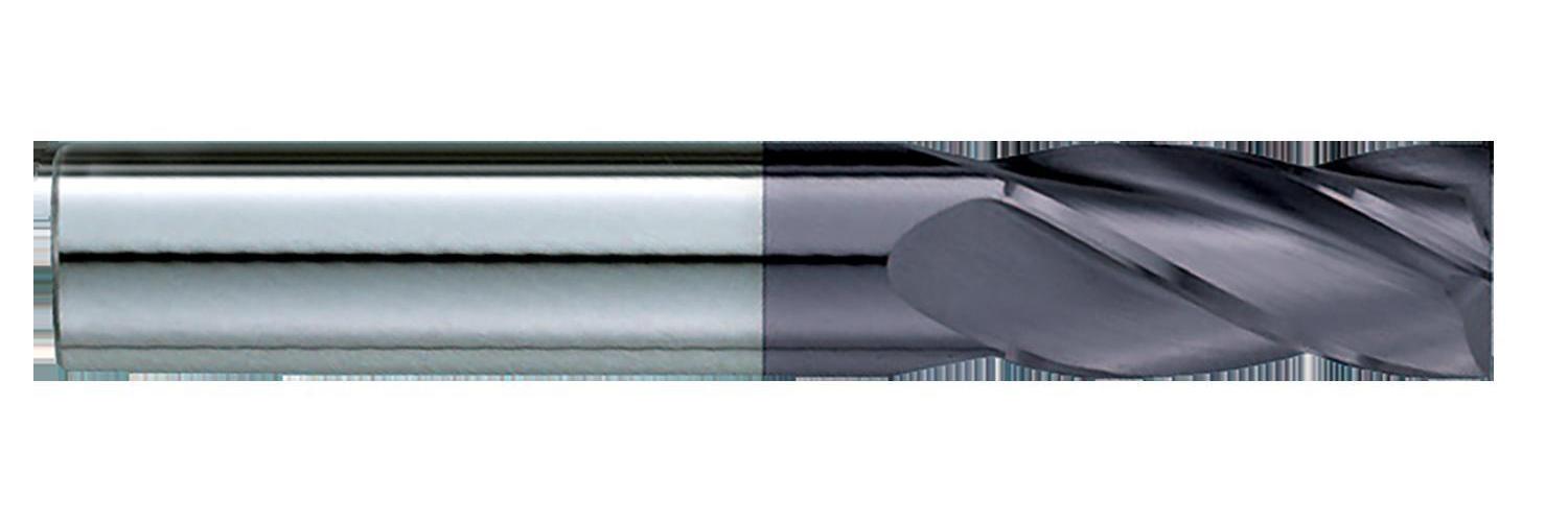 product GARR 02090 170M Center Cutting Single End Square End Stub Length End Mill, 1/4 in Dia Cutter, 1/2 in Length of Cut, 4 Flutes, 1/4 in Dia Shank, 2 in OAL, Uncoated