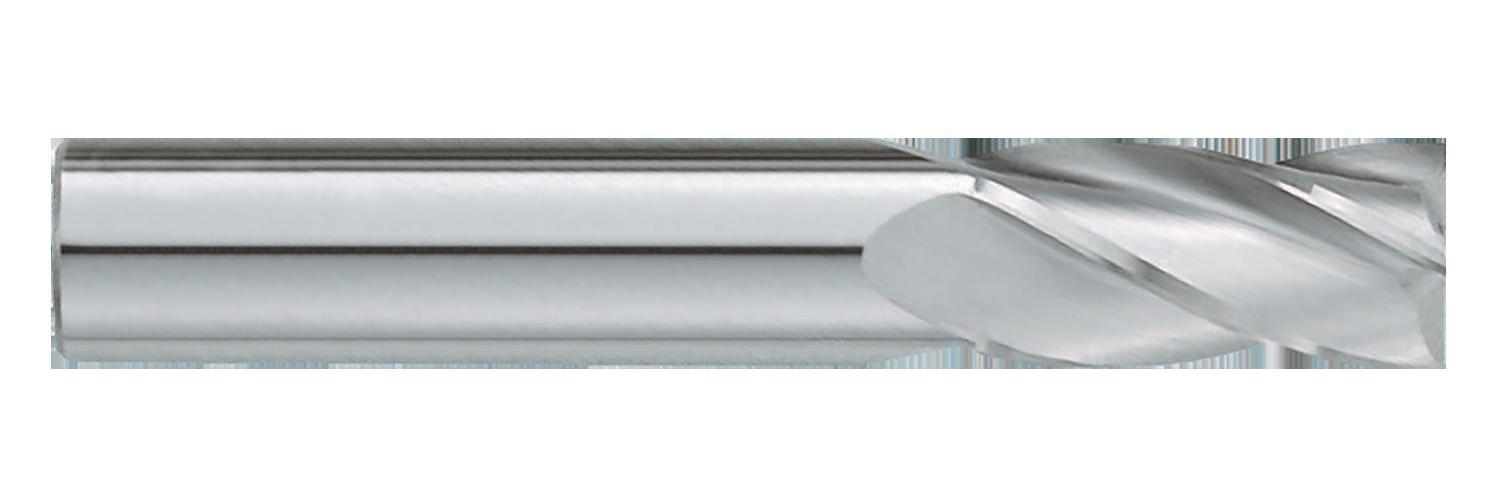 product GARR 02117 170MA Center Cutting Single End Square End Stub Length End Mill, 3/8 in Dia Cutter, 5/8 in Length of Cut, 4 Flutes, 3/8 in Dia Shank, 2 in OAL, TiALN Coated