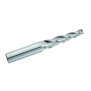 GARR 49010 273M Center Cutting Standard Length Tapered End Mill, 1/8 in Dia Cutter, 1-1/2 in Length of Cut, 3 Flutes, 1/4 in Dia Shank, 3 in OAL, Uncoated
