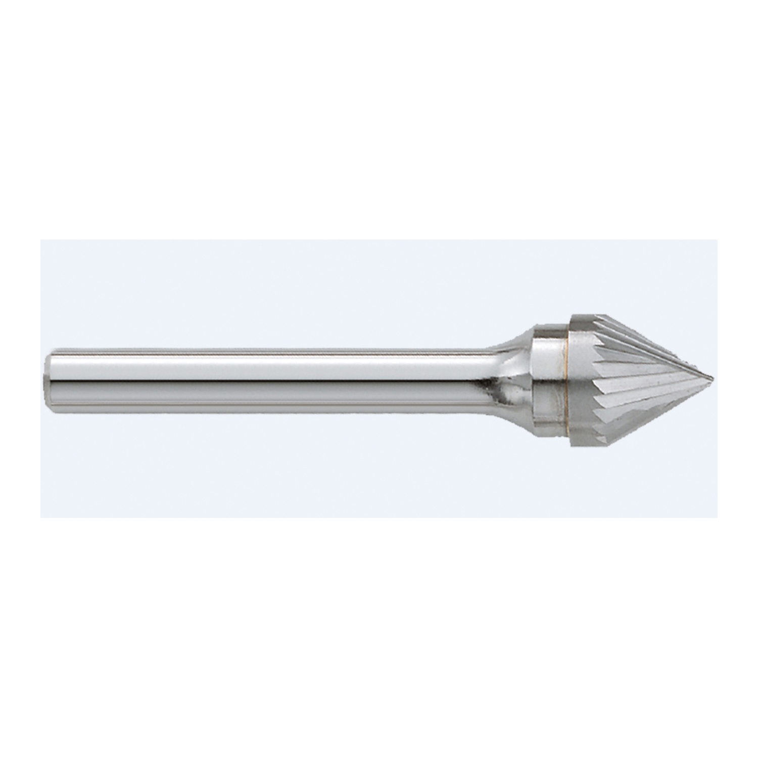 GARR 67052 SJ Series Standard Rotary Burr, Taper Head, 3/4 in Dia Head, Double Cut