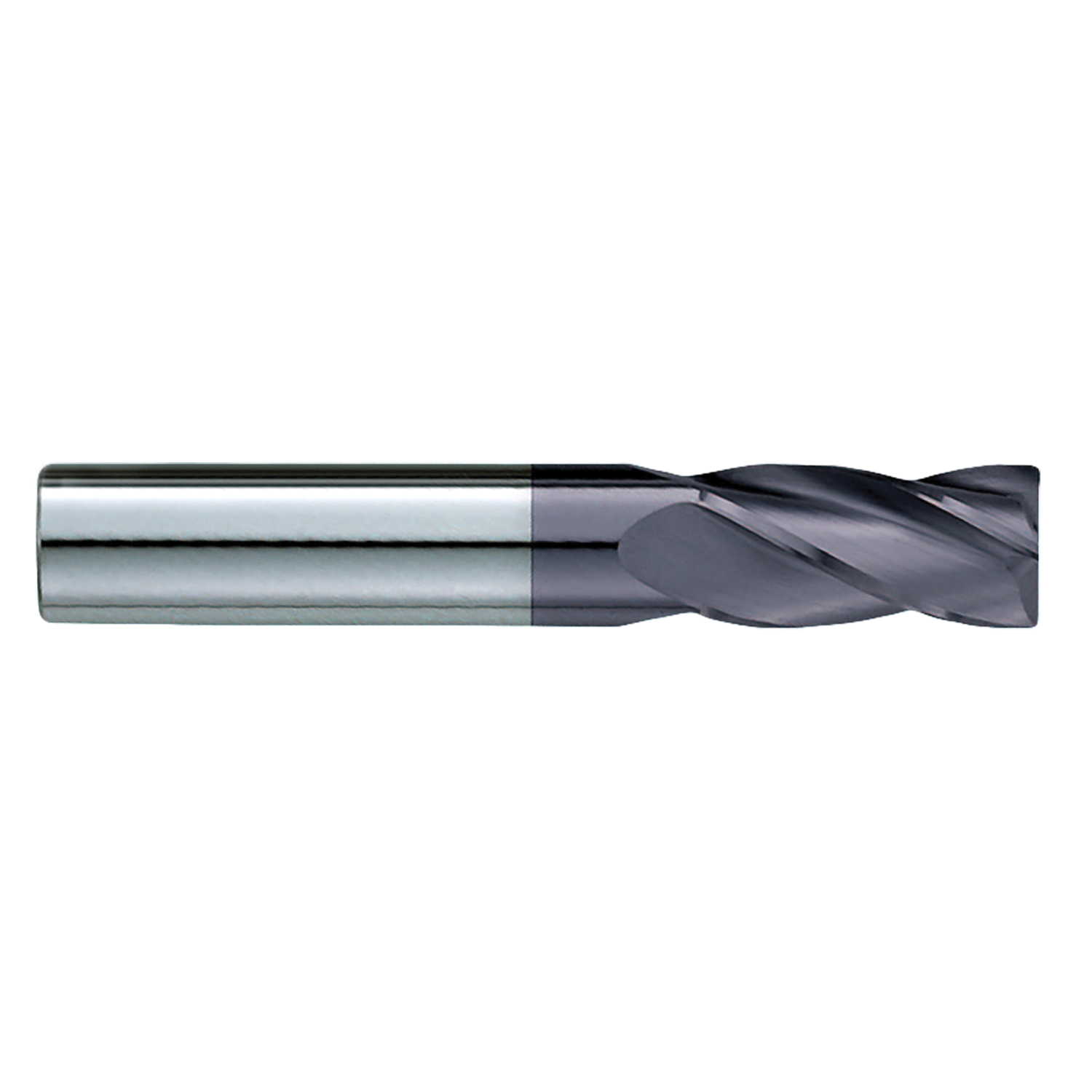 product M.A. Ford® TuffCut® GP 16918750 Center Cutting Stub Length Square End End Mill, 3/16 in Dia Cutter, 3/8 in Length of Cut, 3 Flutes, 3/16 in Dia Shank, 2 in OAL, Uncoated