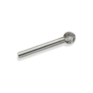GARR 62032 SD Series Standard Rotary File/Burr, Ball Head, 5/16 in Dia Head, Double Cut