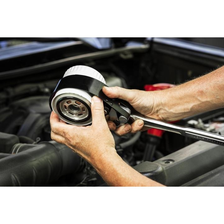 GEARWRENCH&reg; 2321 Heavy Duty Imperial/Metric Oil Filter Wrench, 4-1/2 to 5-1/4 in Capacity, 3-1/2 in L, For Use With 1/2 in Square Drive Tools