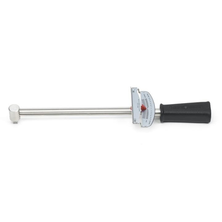 GEARWRENCH&reg; 2956N Beam Torque Wrench, 3/8 in Drive, 0 to 800 in-lb, Fixed Head, 50 in-lb Graduation, 16 in OAL
