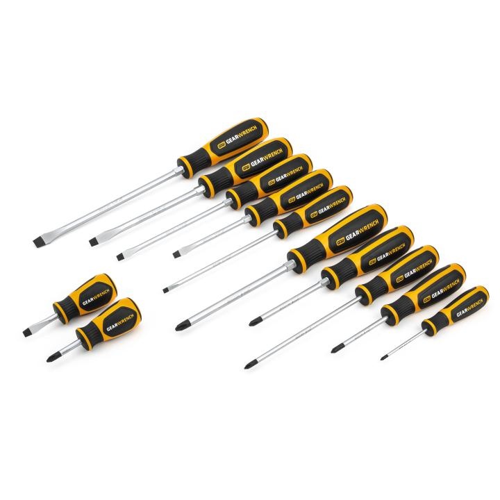 Bahco&reg; B220.027 Screwdriver Set, 7 Pieces, IEC 60900, Alloy Steel, Black Oxide/Phosphate