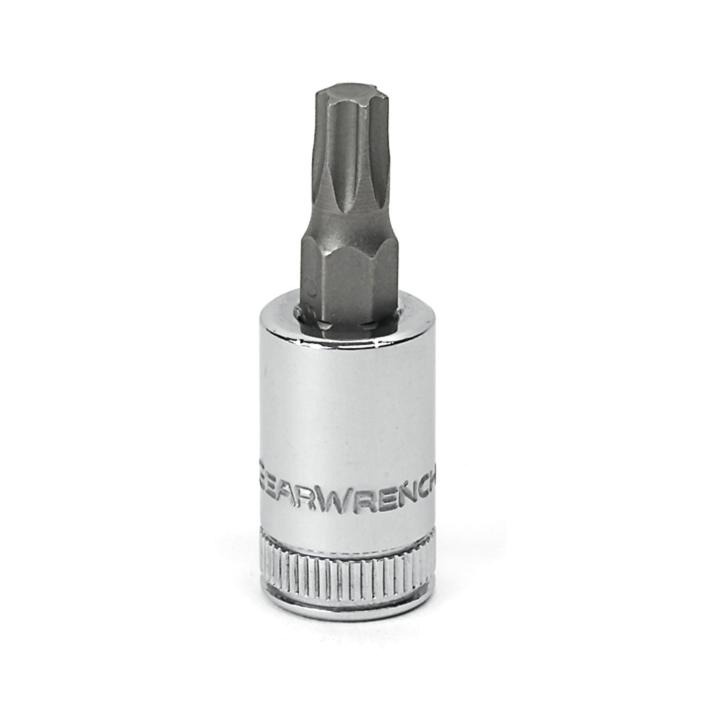 GEARWRENCH&reg; 80536 Standard Length Professional Driver Socket Bit, 3/8 in Torx&reg; Drive, T25, 0.984 in L Bit