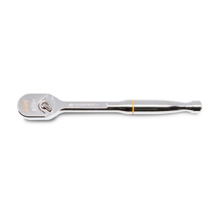 GEARWRENCH&reg; 81361 Hand Ratchet, 1/2 in Drive, Teardrop Head, 16-1/2 in OAL, Steel, Polished Chrome, ASME B107.10