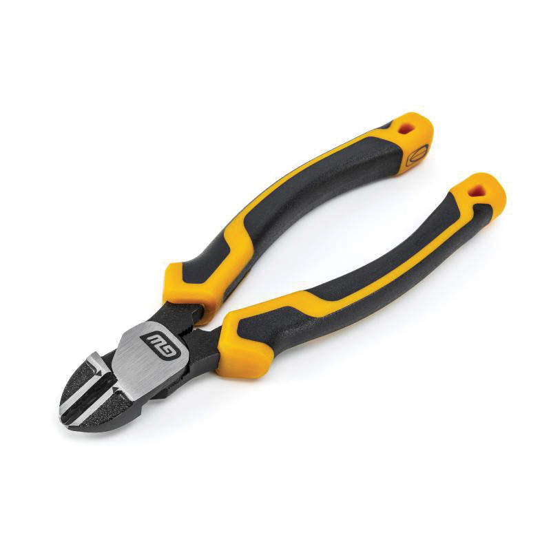 GEARWRENCH&reg; 82178C Tether Ready Plier, 6 in Nominal, 8 AWG THK Max Wire, 0.75 in L x 0.4 in THK Jaw Alloy Steel Jaw, 6-1/2 in OAL, Flush Cut, ASME