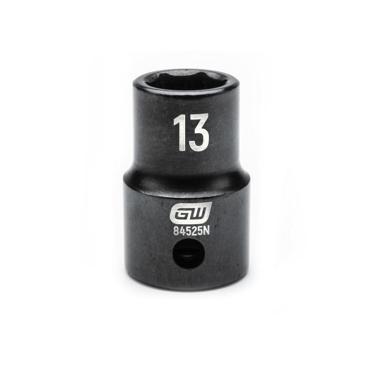 Wright Tool 4020 Shape II Standard Length Socket, 1/2 in Square Drive, 5/8 in, 6 Points