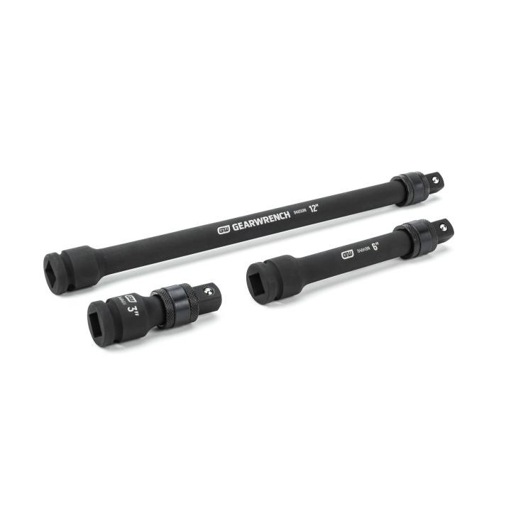 Stanley&reg; 85-704 Socket Extension Bar Set, 1/4 in Drive, 3 Pieces, Polished Chrome