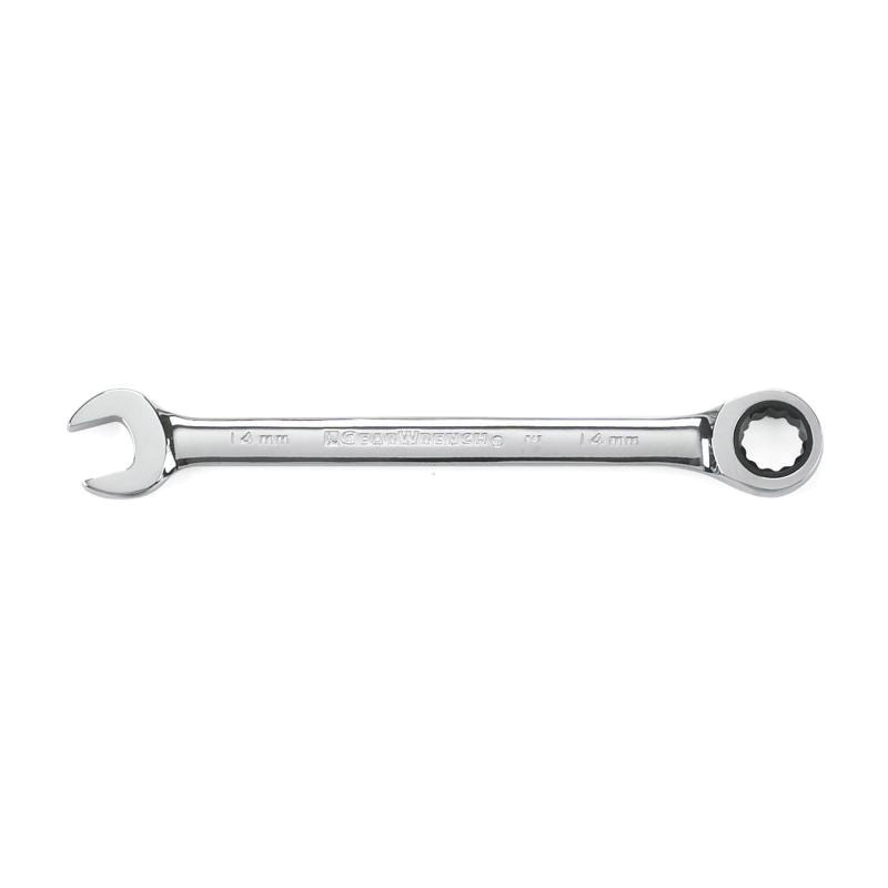 GearWrench&reg; 85890-02 72-Tooth 12-Point Ratcheting Combination Wrench Set, 18 Pieces, 6 to 24 mm, Polished Chrome