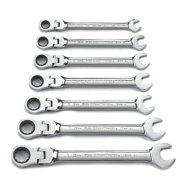 Williams&reg; JHWS-1122NRC 72-Teeth Combination Wrench Set, 16 Pieces, 1/4 to 1-1/4 in, Polished Chrome