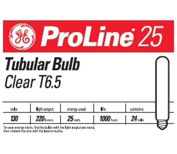 GE Lamps 25T6.5/CL/PRO