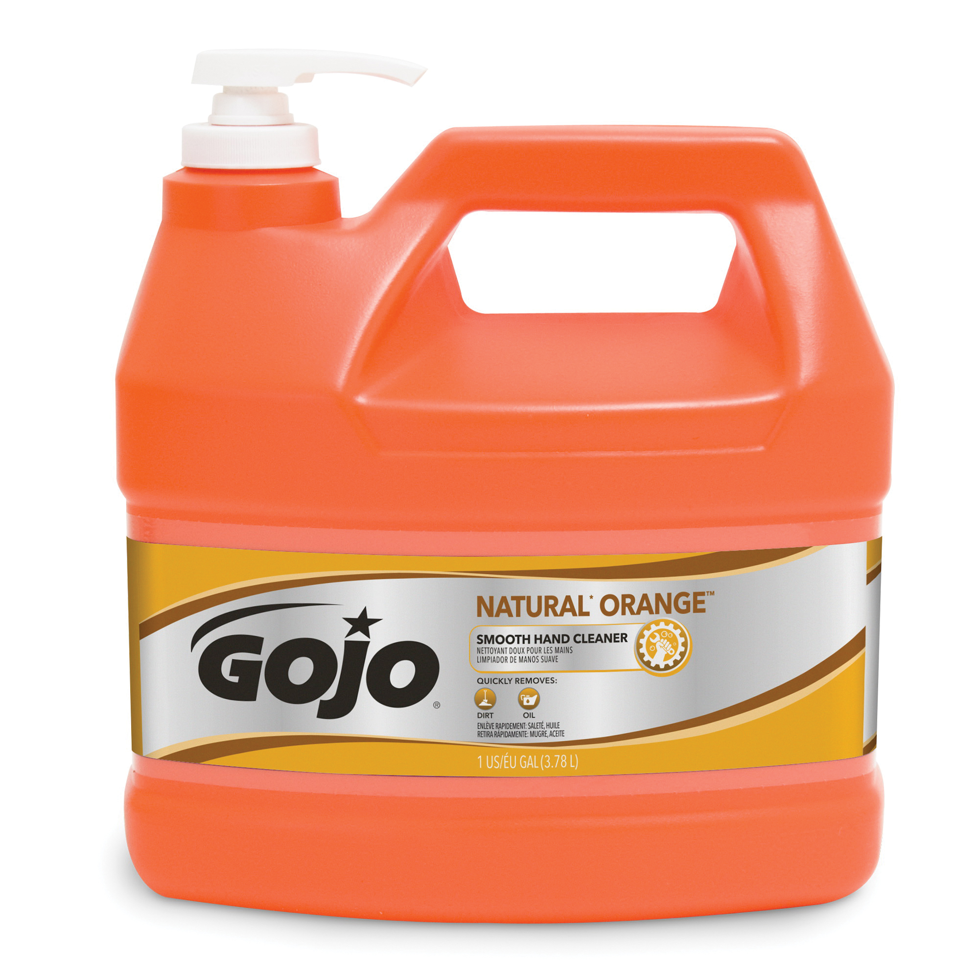 GOJO® 0915-06 Pumice Hand Cleaner, 4.5 lb Nominal, Plastic Cartridge Package, Liquid Form, Fresh Lemon Odor/Scent, Green/Opaque